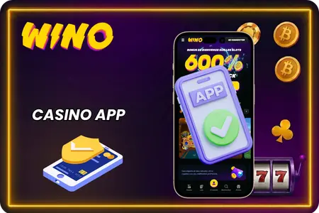 Wino Casino App-schermafbeelding
